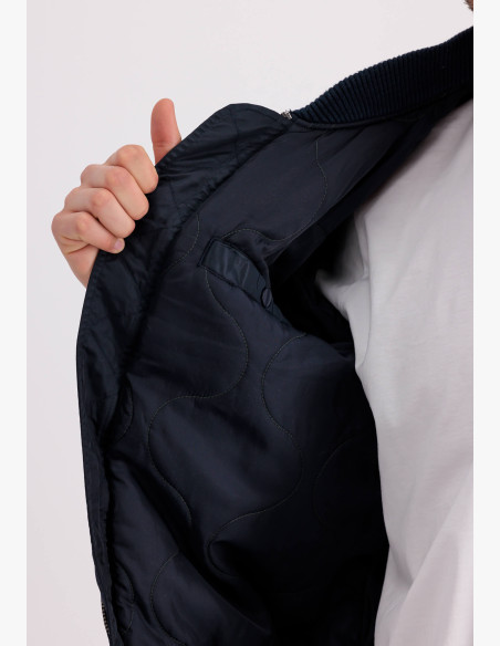 Men's Jacket Alpha Industries MA-1 VF Authentic Overdyed rep blue