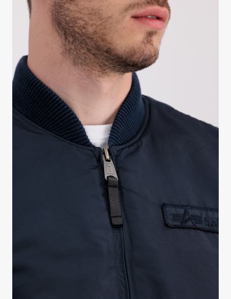 Men's Jacket Alpha Industries MA-1 VF Authentic Overdyed rep blue