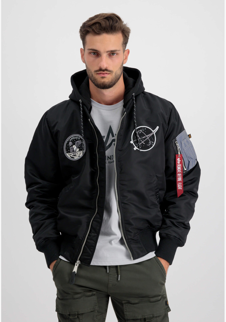 Pánska bunda Alpha Industries MA-1 VF Dark Side black