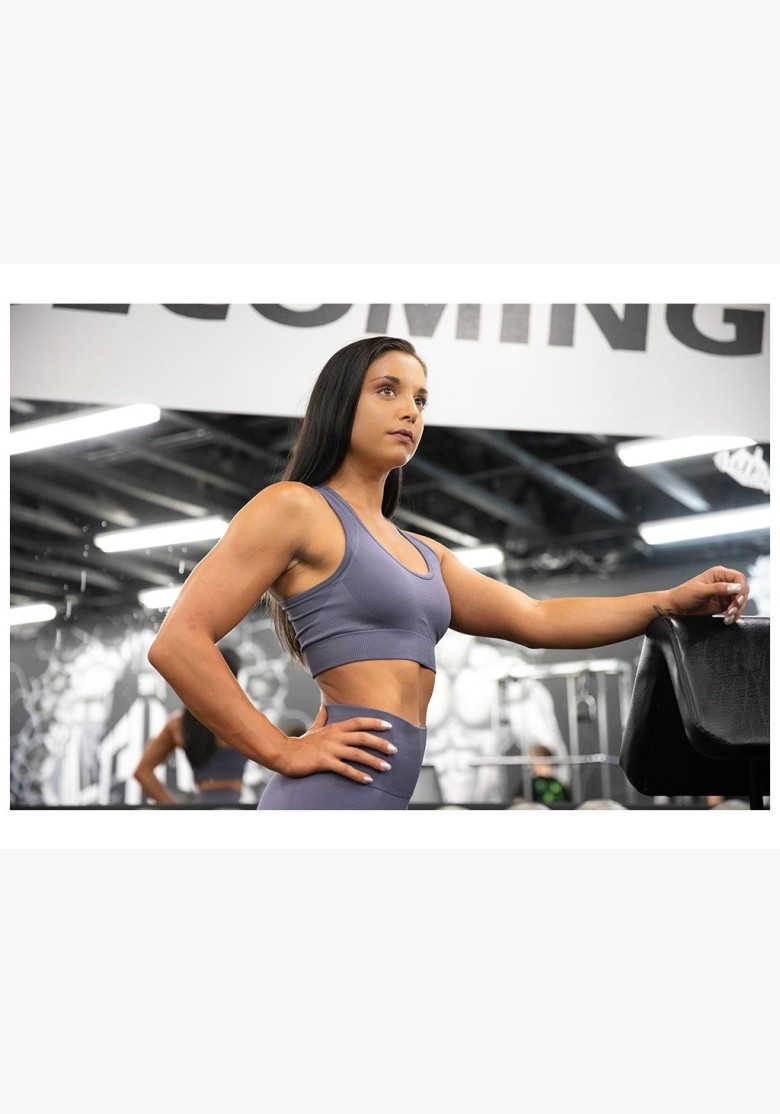 YAVA SEAMLESS LEGGINGS - GRAY -...