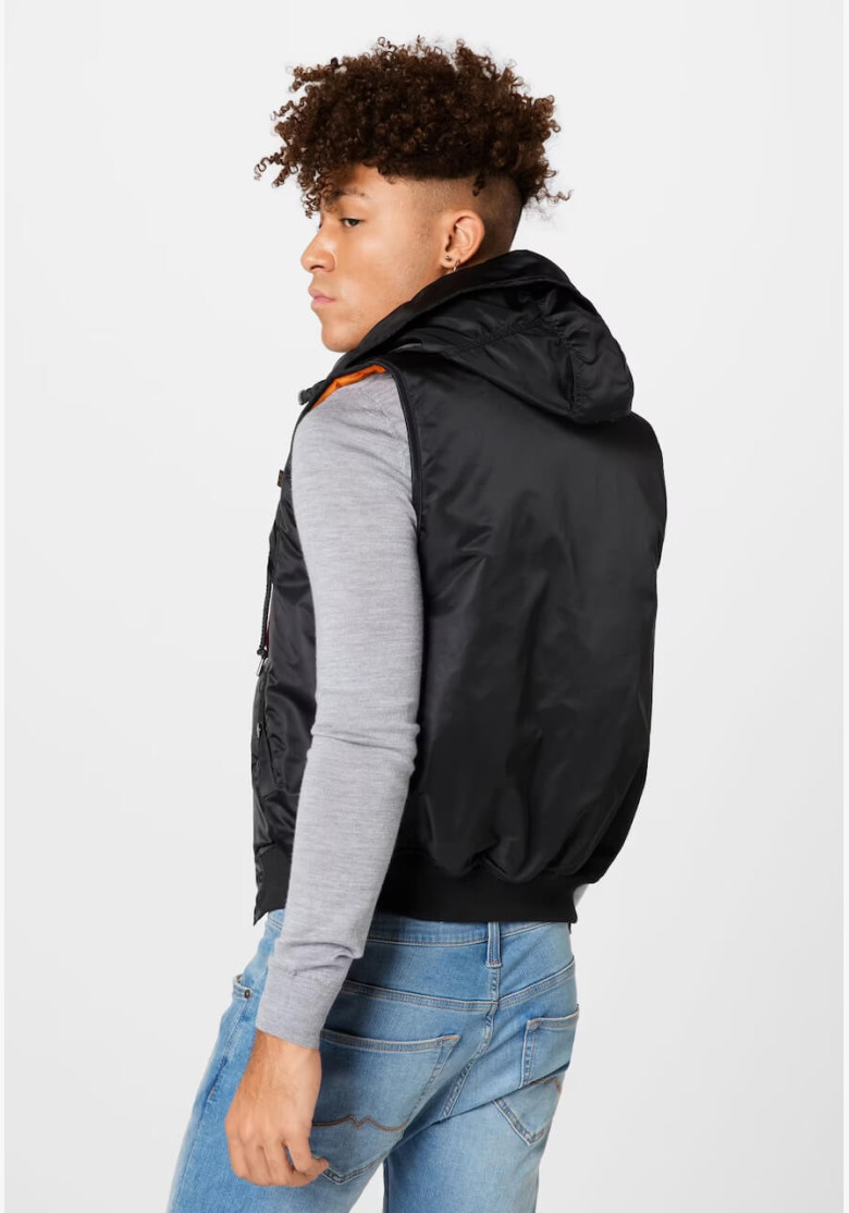 Men's Alpha Industries Hooded Vest - InfinityObchod.sk