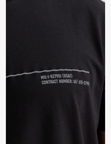 T-shirt Alpha Industries AI Reflective T black