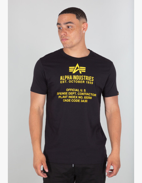 T-shirt Alpha Industries Alpha Fundamental T black