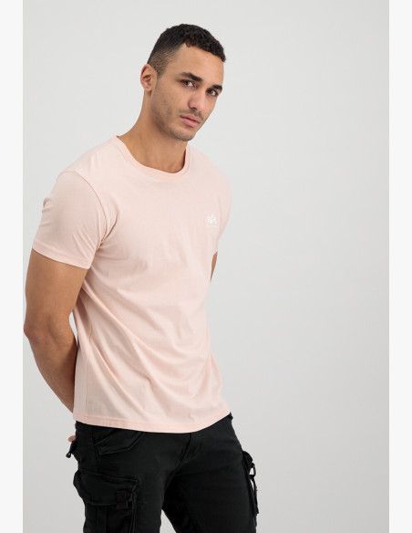 T-shirt Alpha Industries Basic T Small Logo jet stream white/white