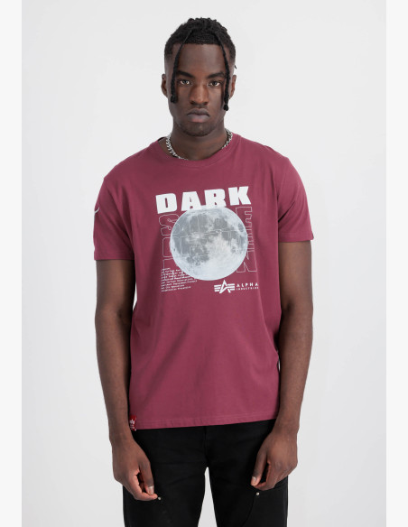 T-shirt Alpha Industries Dark Side burgundy