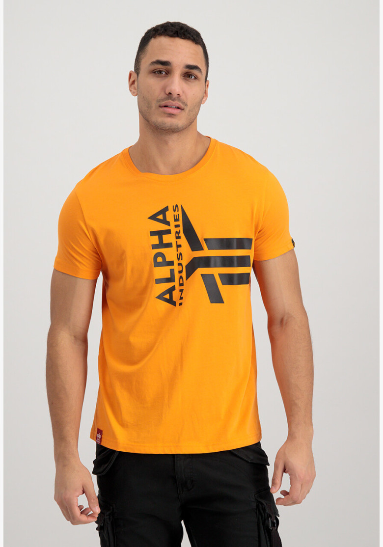 Tričko Alpha Industries Half Logo Foam T alpha orange