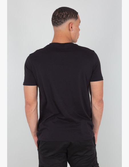 T-shirt Alpha Industries Label T Foil Print black