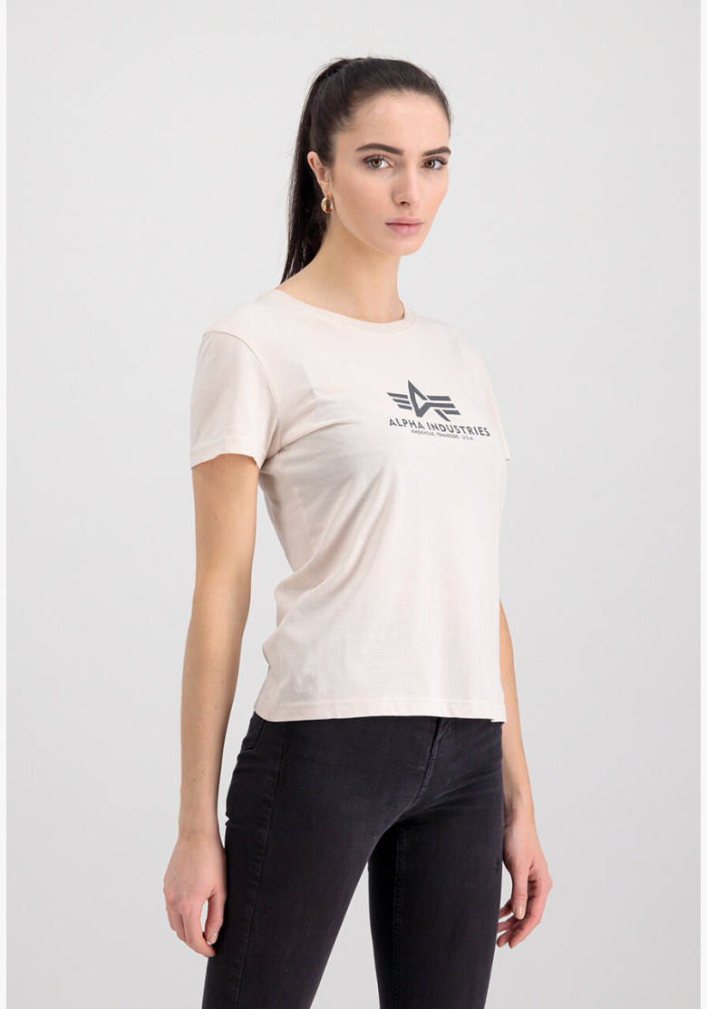 T-shirt Alpha Industries New Basic T Wmn jet stream white