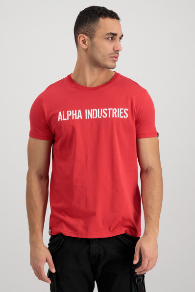 Tričko Alpha Industries RBF Moto T red white