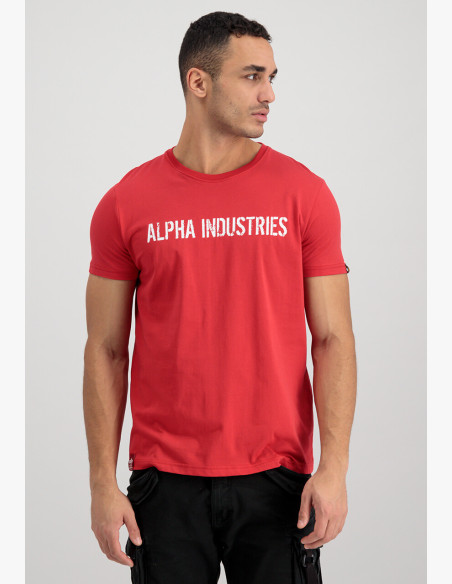 T-shirt Alpha Industries RBF Moto T red white