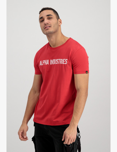 T-shirt Alpha Industries RBF Moto T red white