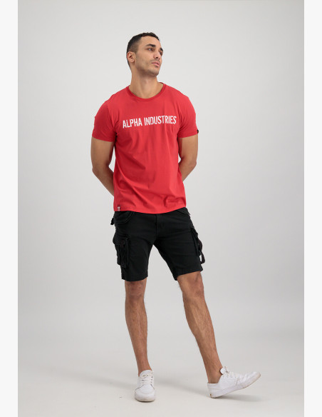 T-shirt Alpha Industries RBF Moto T red white