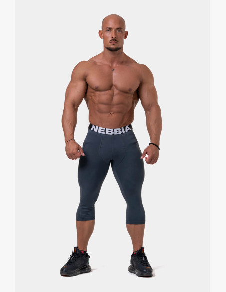 NEBBIA Legend of Today leggings 3/4 length grey