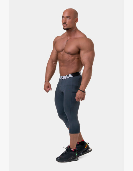 NEBBIA Legend of Today leggings 3/4 length grey