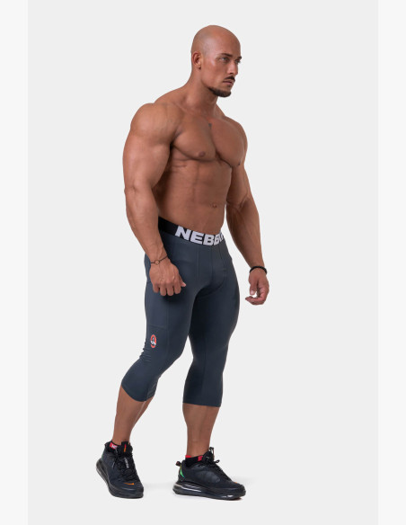 NEBBIA Legend of Today leggings 3/4 length grey