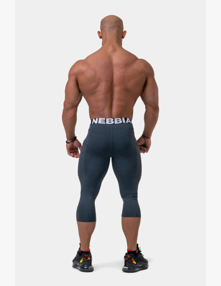NEBBIA Legend of Today leggings 3/4 length grey