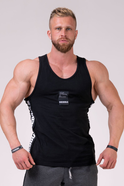 NEBBIA Tank top Your potential is endless black