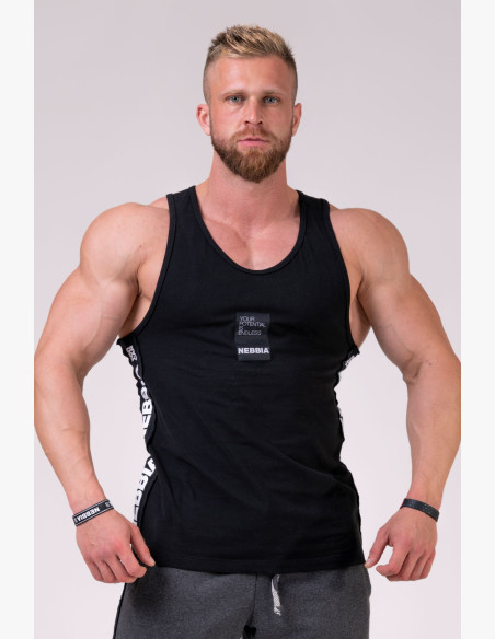 NEBBIA Tank top Your potential is endless black