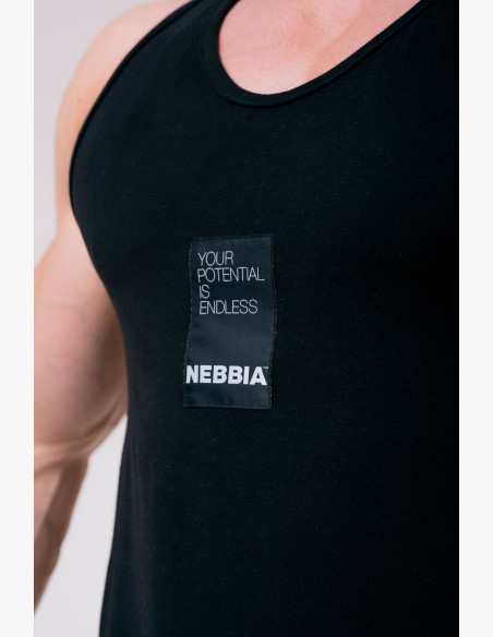 NEBBIA Tank top Your potential is endless black