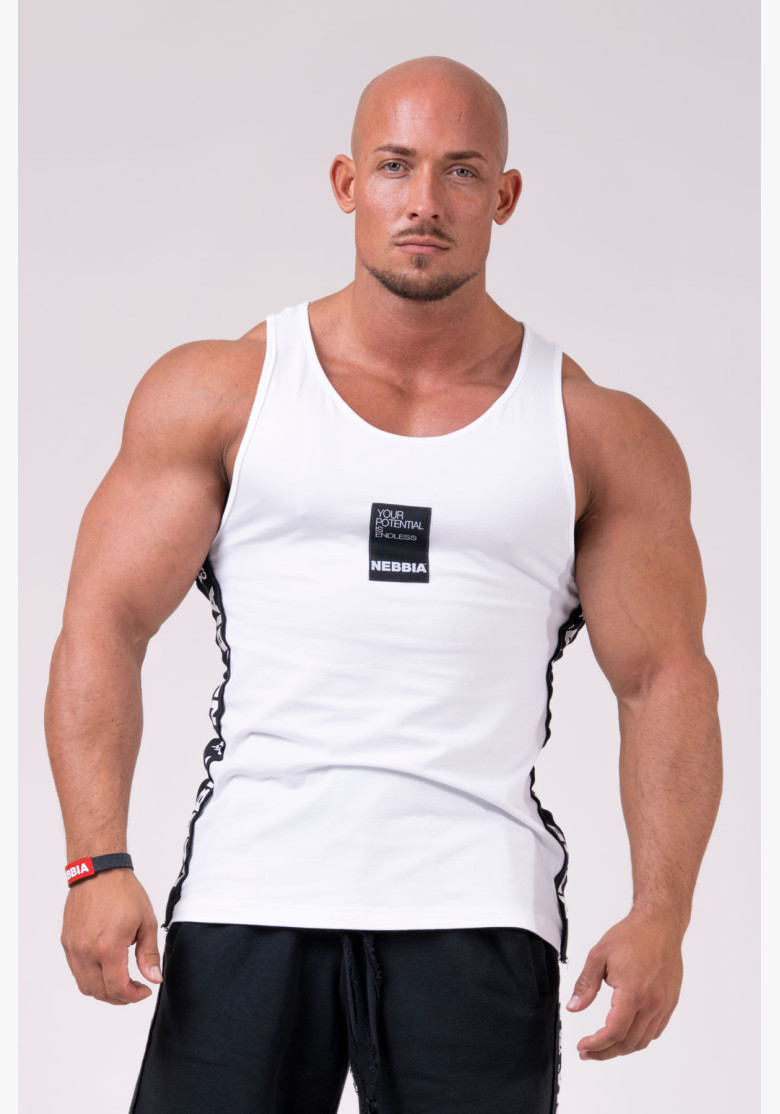 NEBBIA Tank top Your potential is endless white