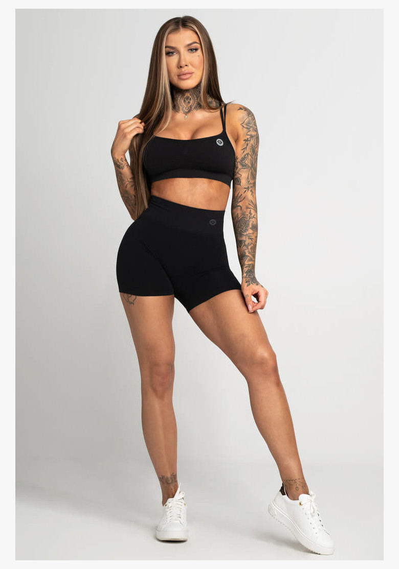 Shorts Gym Glamour Seamless Black