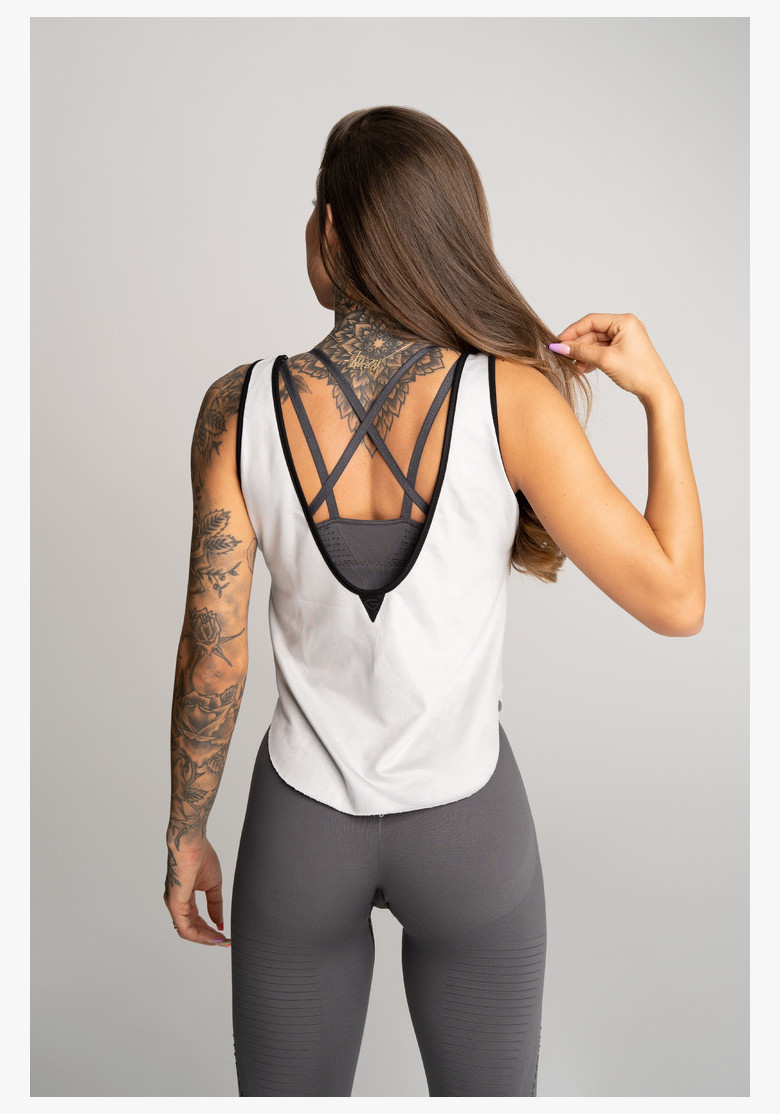 Fitness top Deynn Grey - Gym Glamour