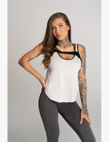 Fitness top Deynn Grey - Gym Glamour