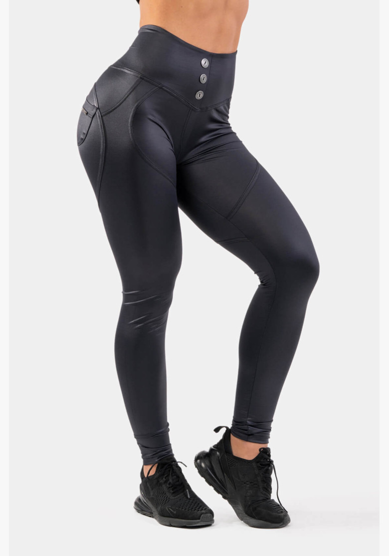 NEBBIA Glossy Look Bubble Butt High...