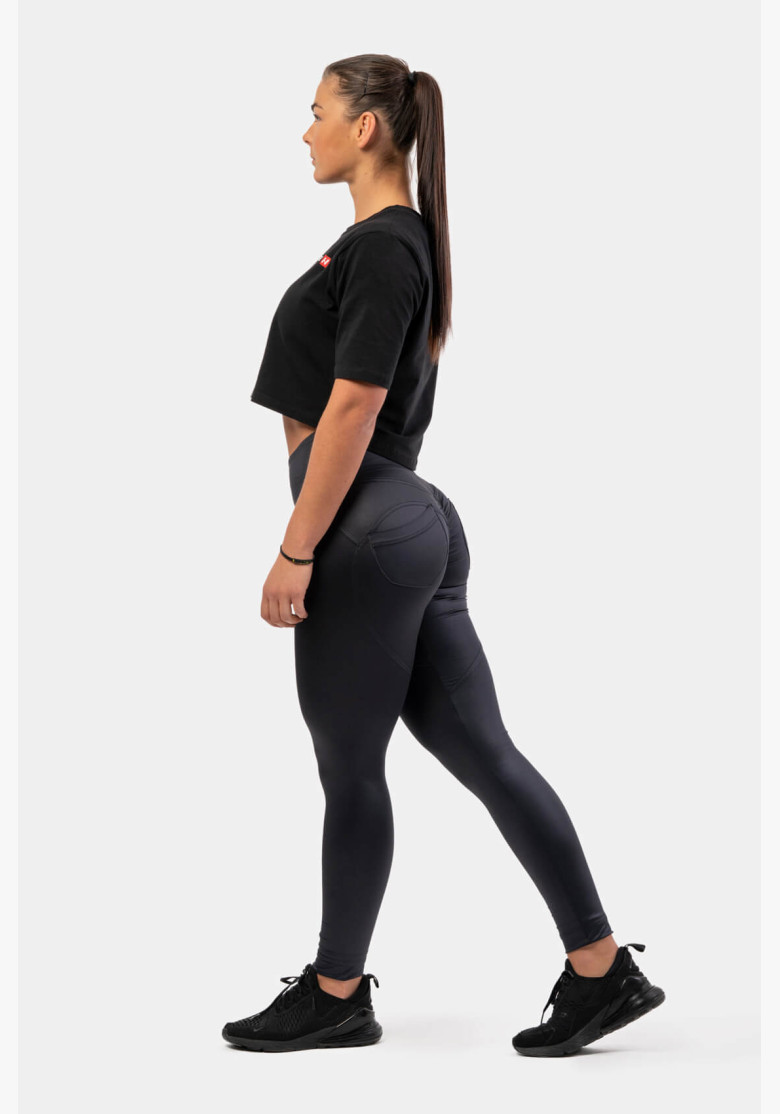 NEBBIA Glossy Look Bubble Butt High...