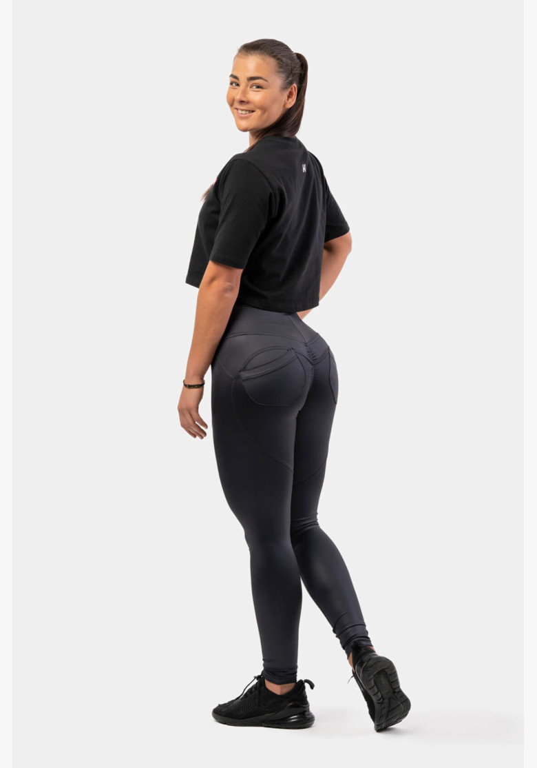 NEBBIA Glossy Look Bubble Butt High...