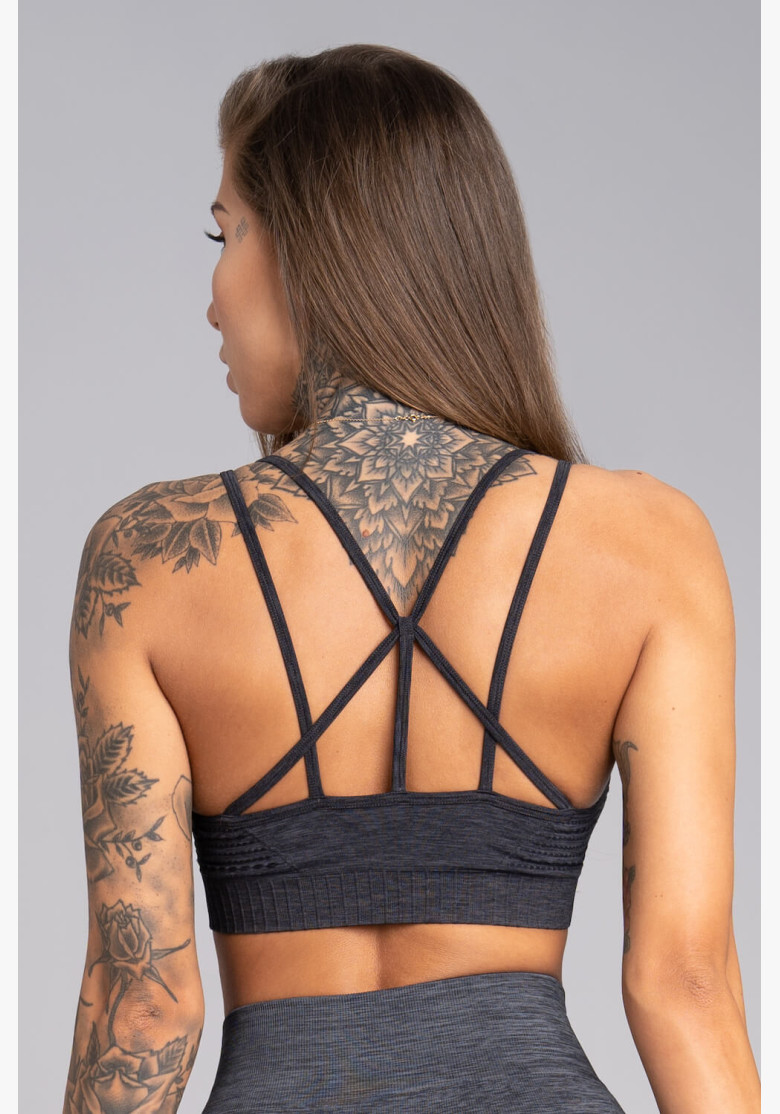 Fitness bra Gym Glamour Seamless Grey... Fitness bra Gym Glamour Seamless Grey...