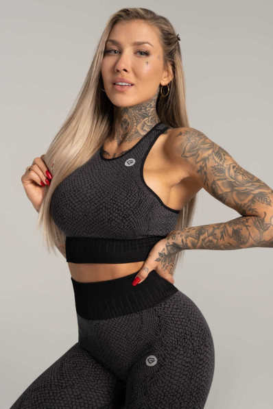 Fitness podprsenka Gym Glamour Push Up Snake