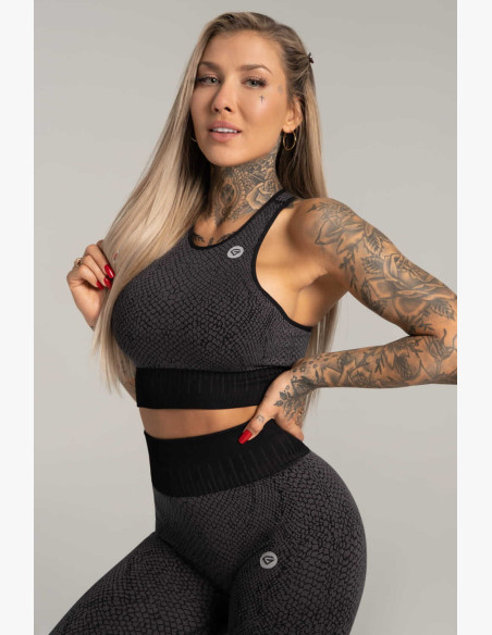 Fitness bra Gym Glamour Push Up Snake