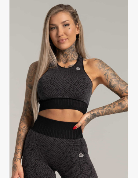 Fitness bra Gym Glamour Push Up Snake