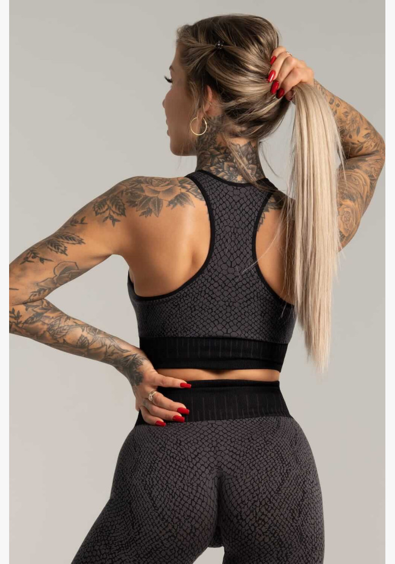 Fitness bra Gym Glamour Push Up Snake Fitness bra Gym Glamour Push Up Snake