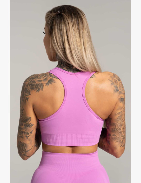 Fitness Bra Gym Glamour Push Up Pink