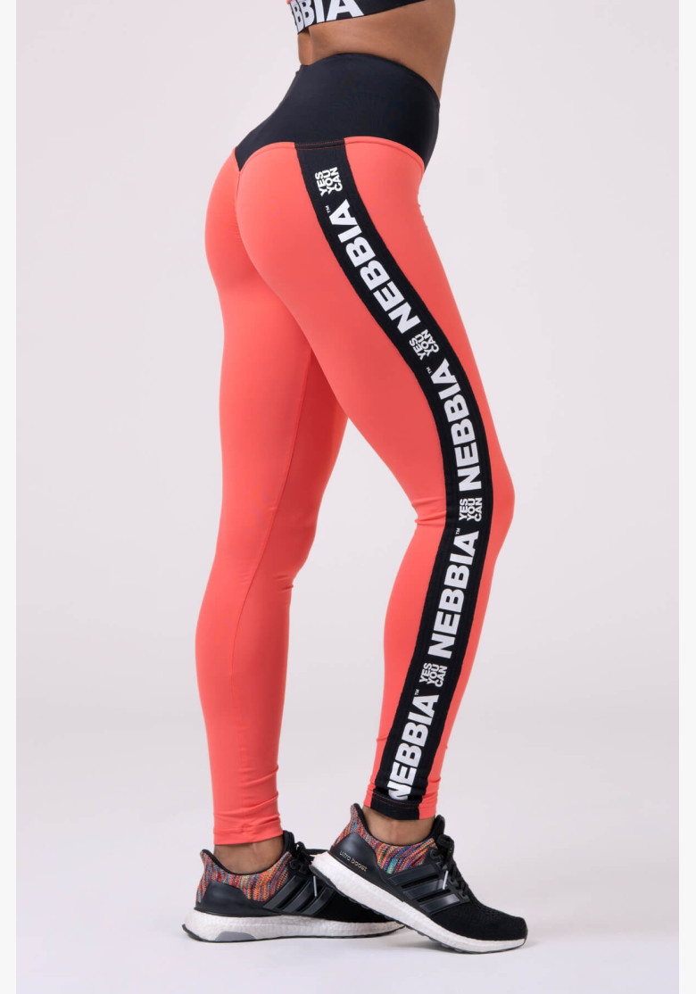 NEBBIA Power Your Hero iconic leggings peach