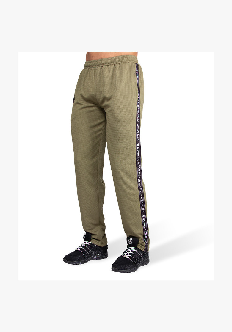 Reydon Mesh Pants Army Green Gorilla Wear Tracksuits