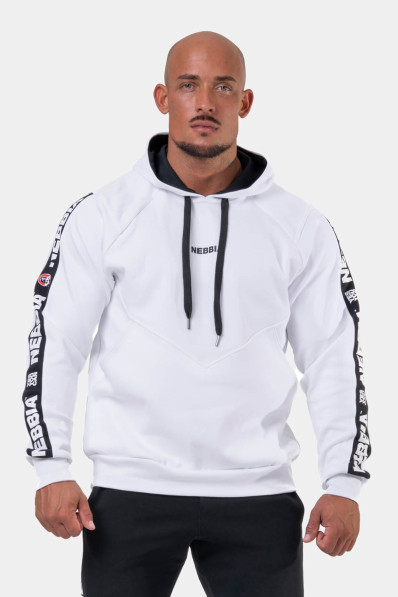 NEBBIA Unlock the Champion hoodie white