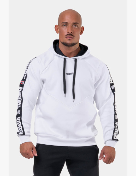 NEBBIA Unlock the Champion hoodie white