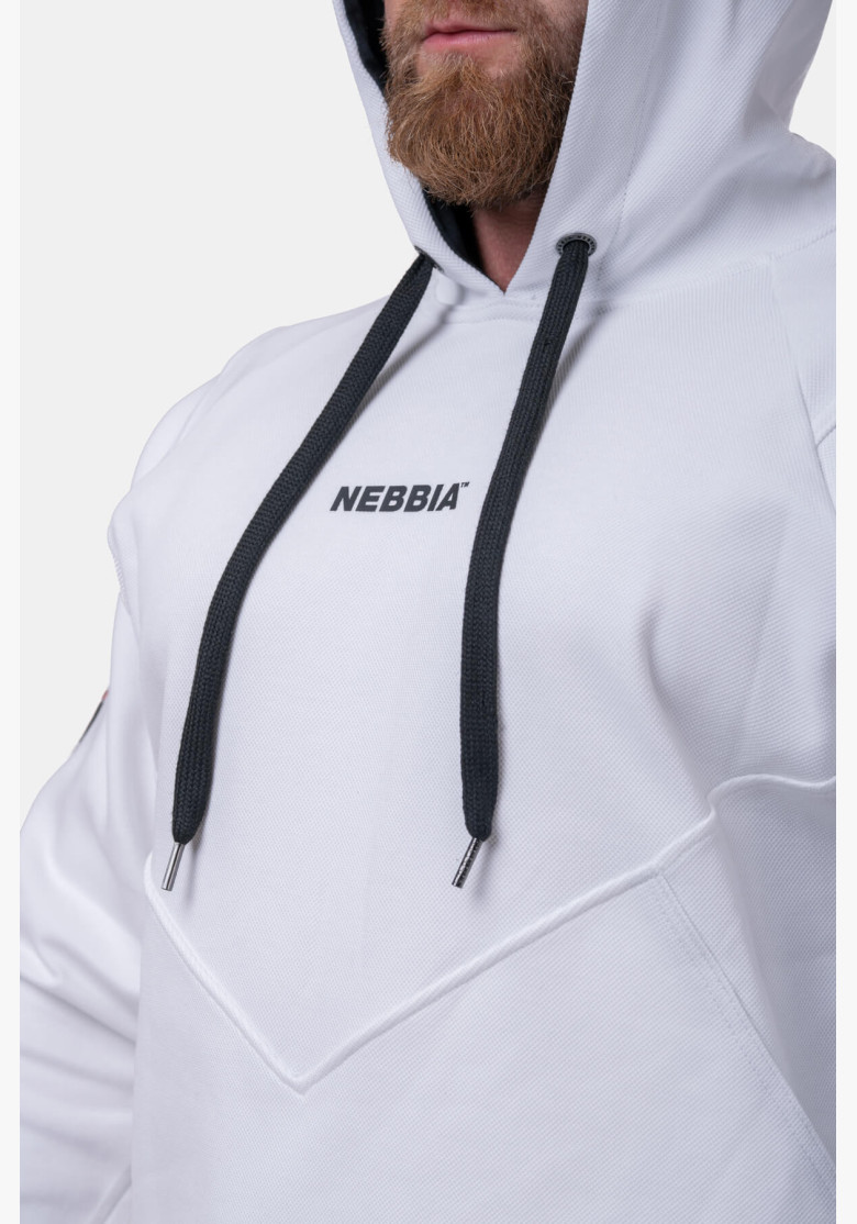NEBBIA Unlock the Champion hoodie white