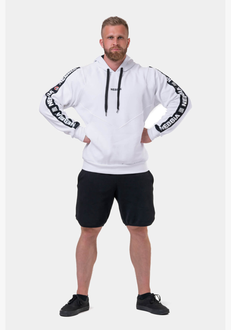 NEBBIA Unlock the Champion hoodie white