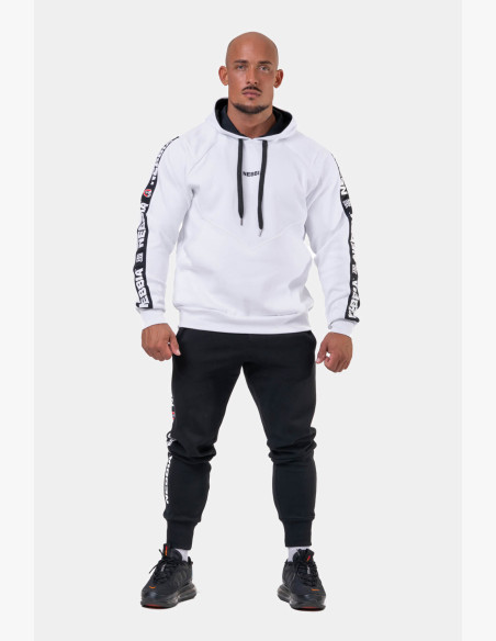 NEBBIA Unlock the Champion hoodie white