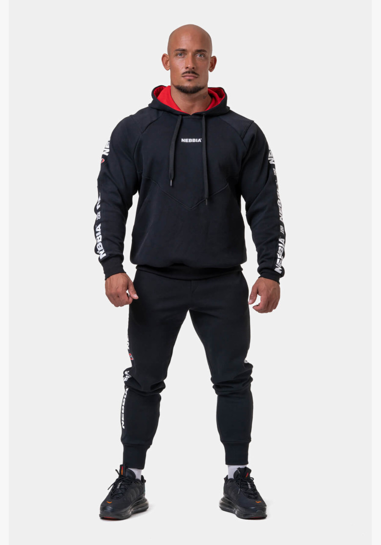 NEBBIA Unlock the Champion hoodie black