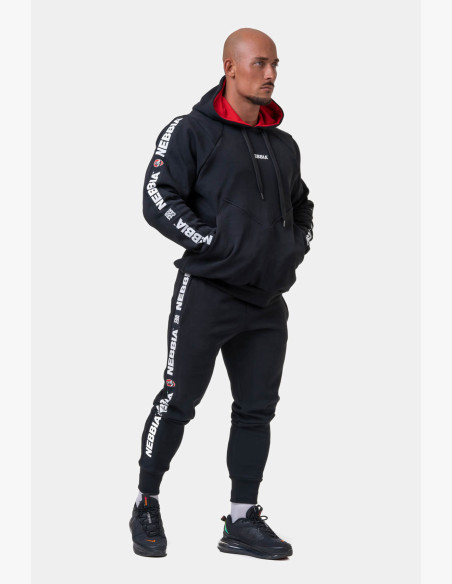 NEBBIA Unlock the Champion hoodie black