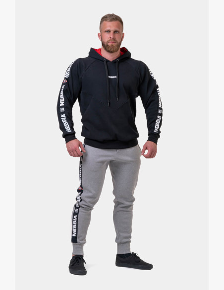 NEBBIA Unlock the Champion hoodie black