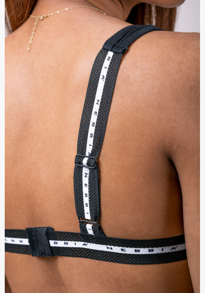 NEBBIA Mesh Me NEBBIA triangle bra black