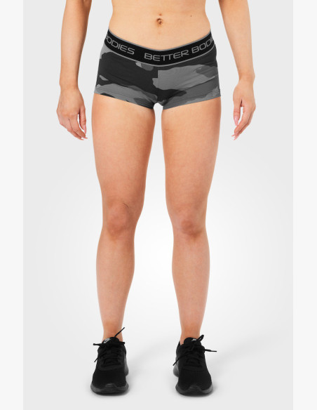 FITNESS GREY CAMOPRINT grey shorts - Better Bodies