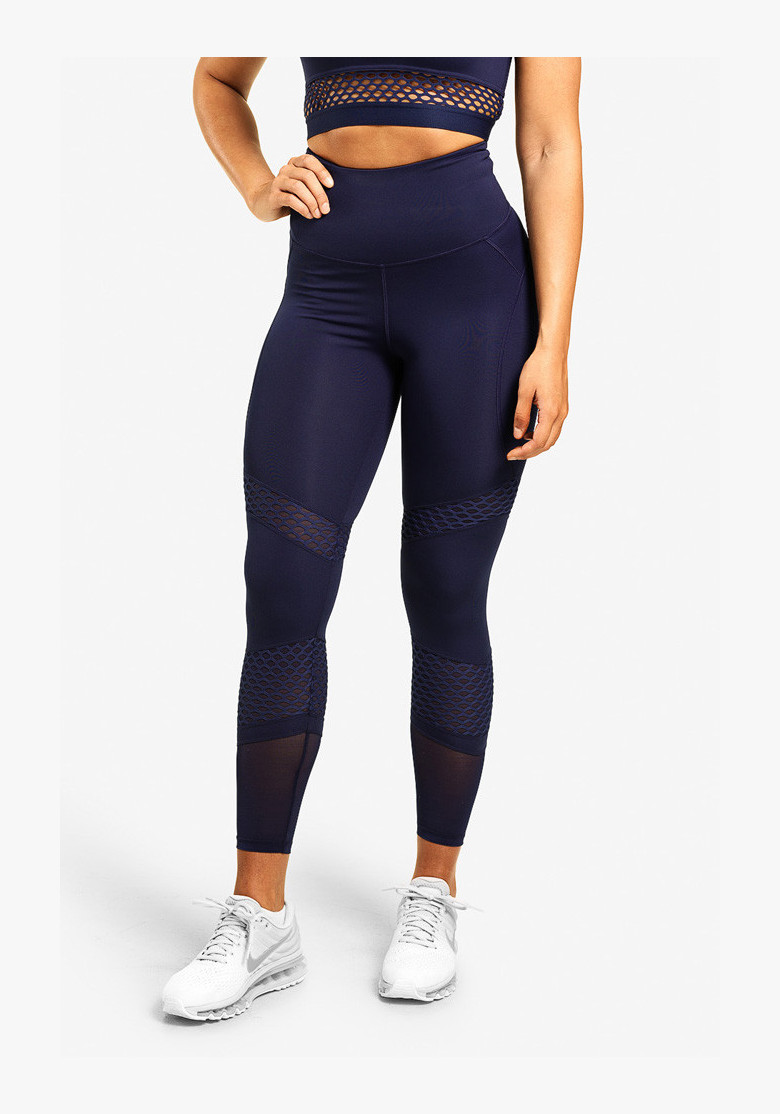 Legíny WAVERLY MESH DARK NAVY - Better Bodies