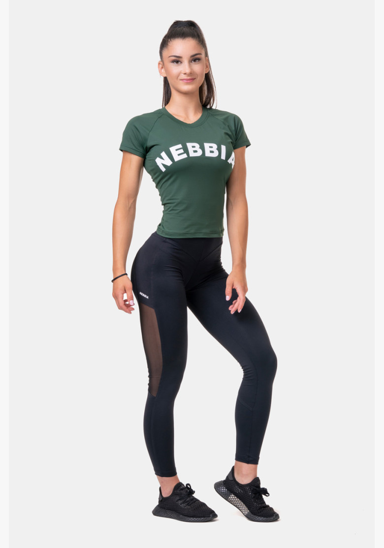 NEBBIA Classic HERO T-shirt green NEBBIA Classic HERO T-shirt green